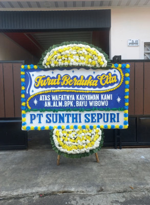 Papan Bunga Duka di Palbapang